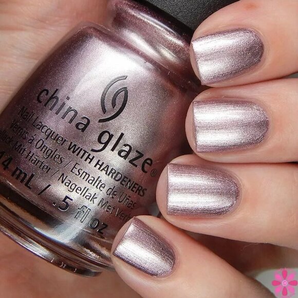 💖3/$15💖 China Glaze Polish 1447 Chrome Is Where The Heart Is - Picture 1 of 7